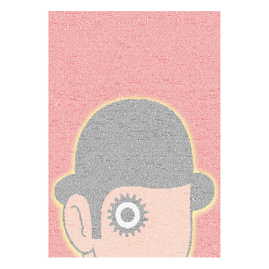A Clockwork Orange movie poster, created from the screenplay