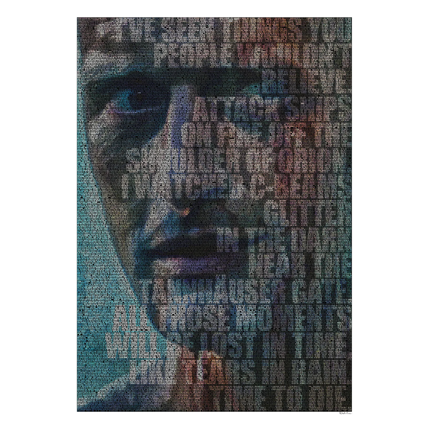 A portrait of Blade Runner's Roy Batty, featuring the Tears in Rain Monologue.