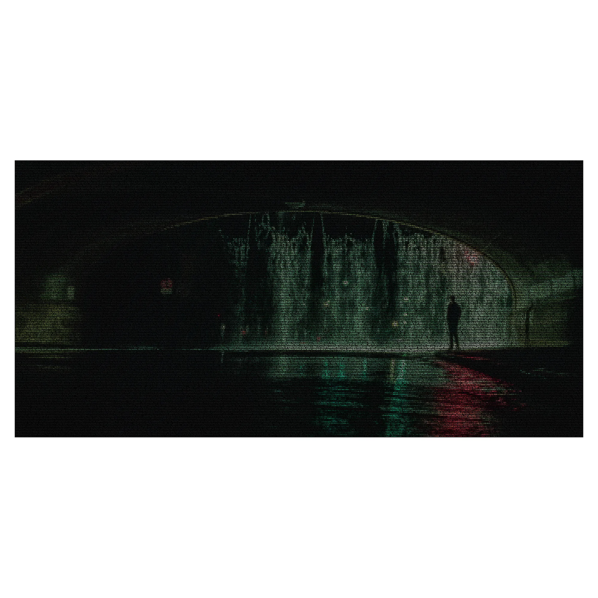 A print featuring the Adams Street Bridge scene from The Matrix.